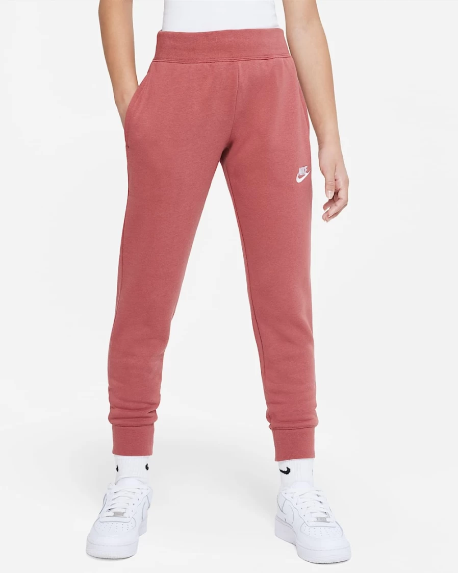 Nike Sportswear Club Fleece Sweatpants for Girls - Canyon Rust/White Comfort Pants
