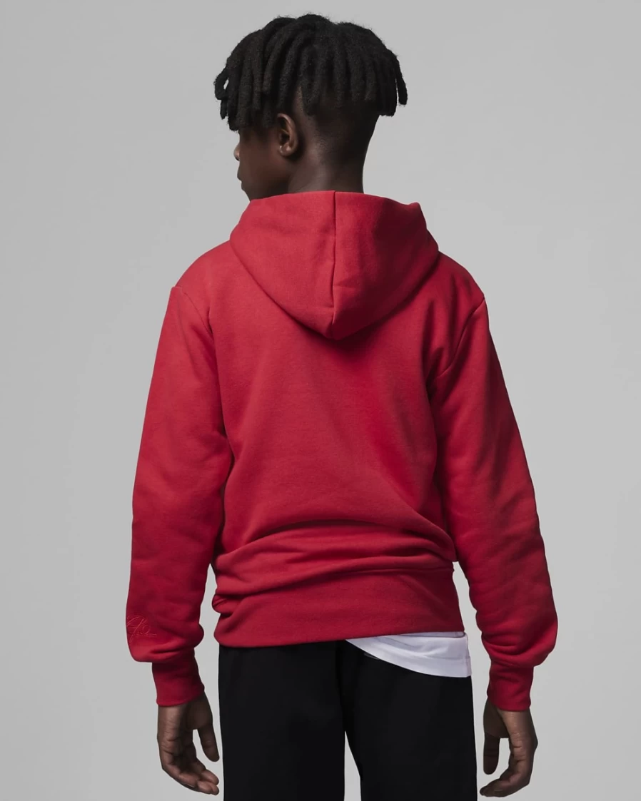 Nike Boys' Gym Red Jordan Pullover Hoodie - Big Kids' Sweatshirt