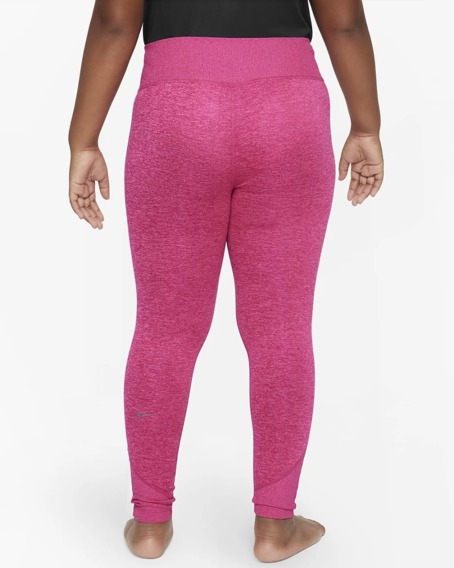 Nike Dri-FIT Yoga Leggings for Girls - Pinksicle/Rush Pink/Heather - Extended Sizes