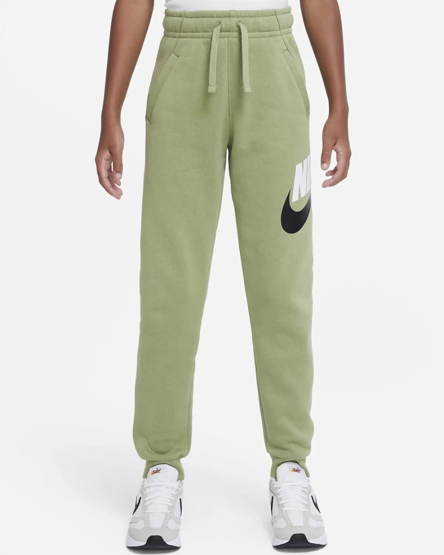 Nike Sportswear Club Fleece Boys' Pants - Alligator/White/Black Color Options
