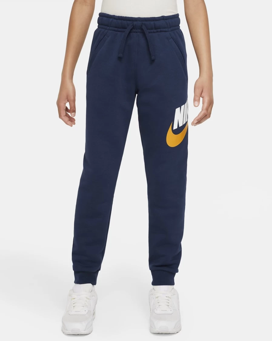 Nike Club Fleece Boys' Sweatpants - Midnight Navy/White Athletic Joggers for Kids