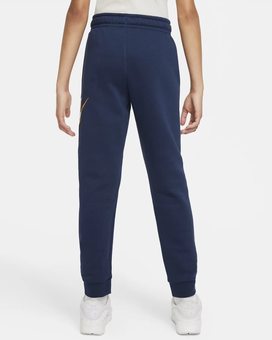 Nike Club Fleece Boys' Sweatpants - Midnight Navy/White Athletic Joggers for Kids