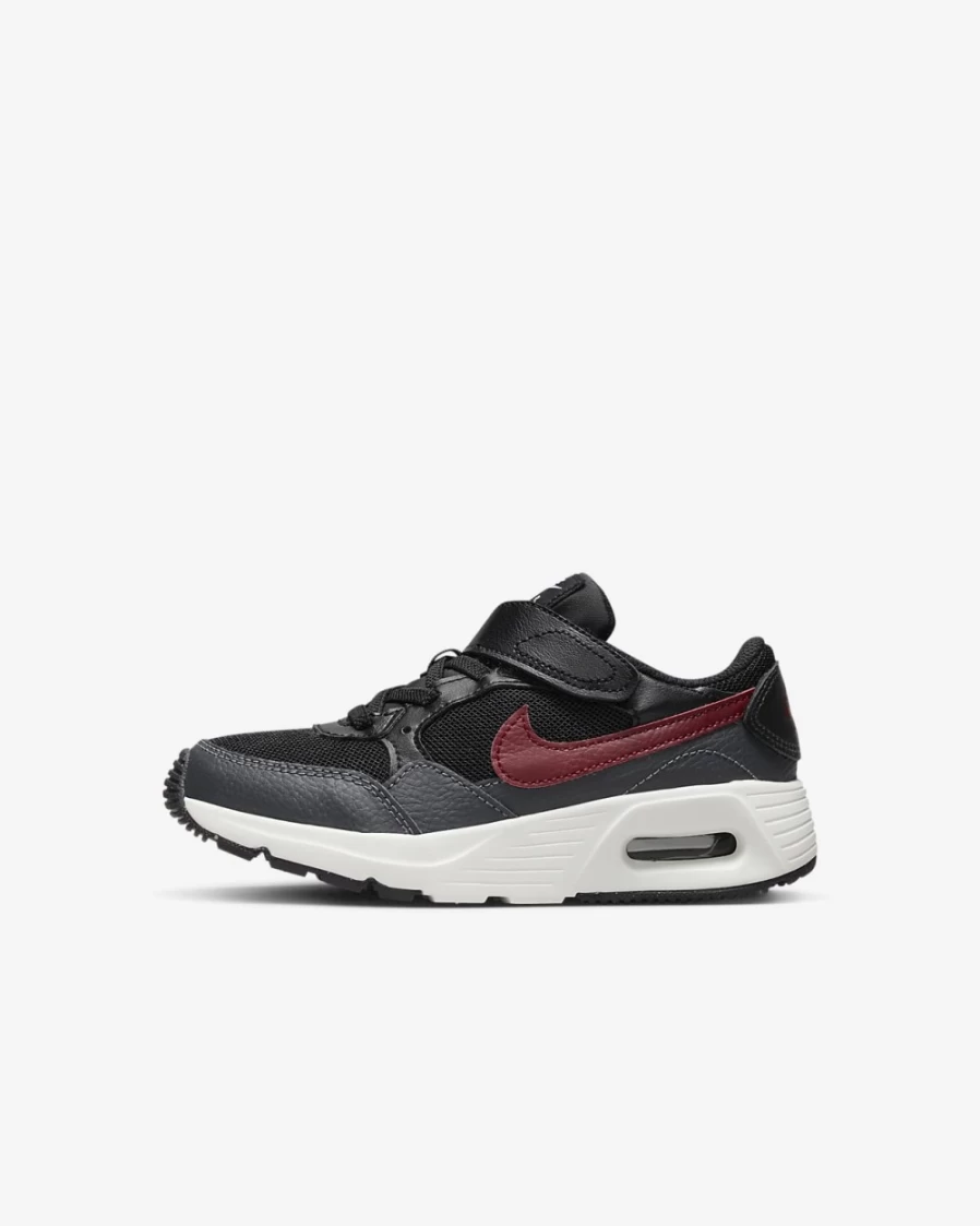 Nike Air Max SC Boys' Shoes - Anthracite/Team Red/Summit White/Black Athletic Sneakers