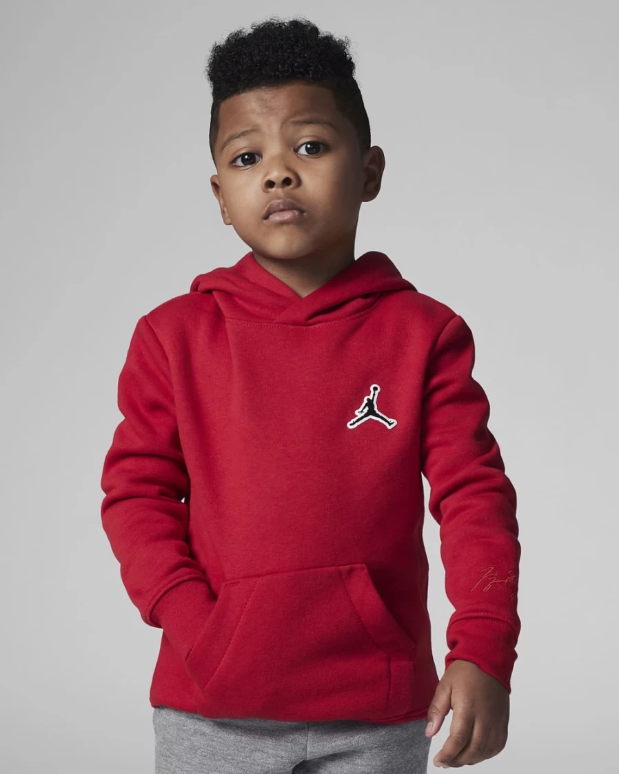 Nike Boys' Jordan Gym Red Pullover Hoodie for Little Kids