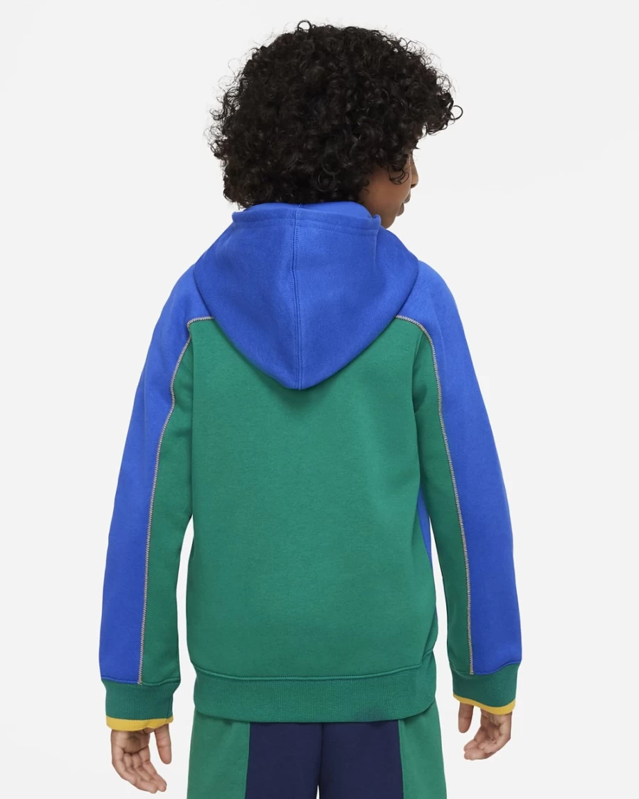 Nike Boys' Game Royal Full-Zip Hoodie - Sportswear Big Kids' Athletic Sweatshirt
