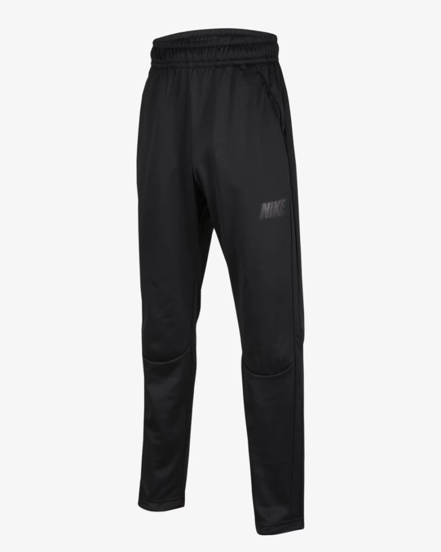Nike Boys' Therma Training Pants - Black/Thunder Grey, Big Kids' Athletic Workout Joggers