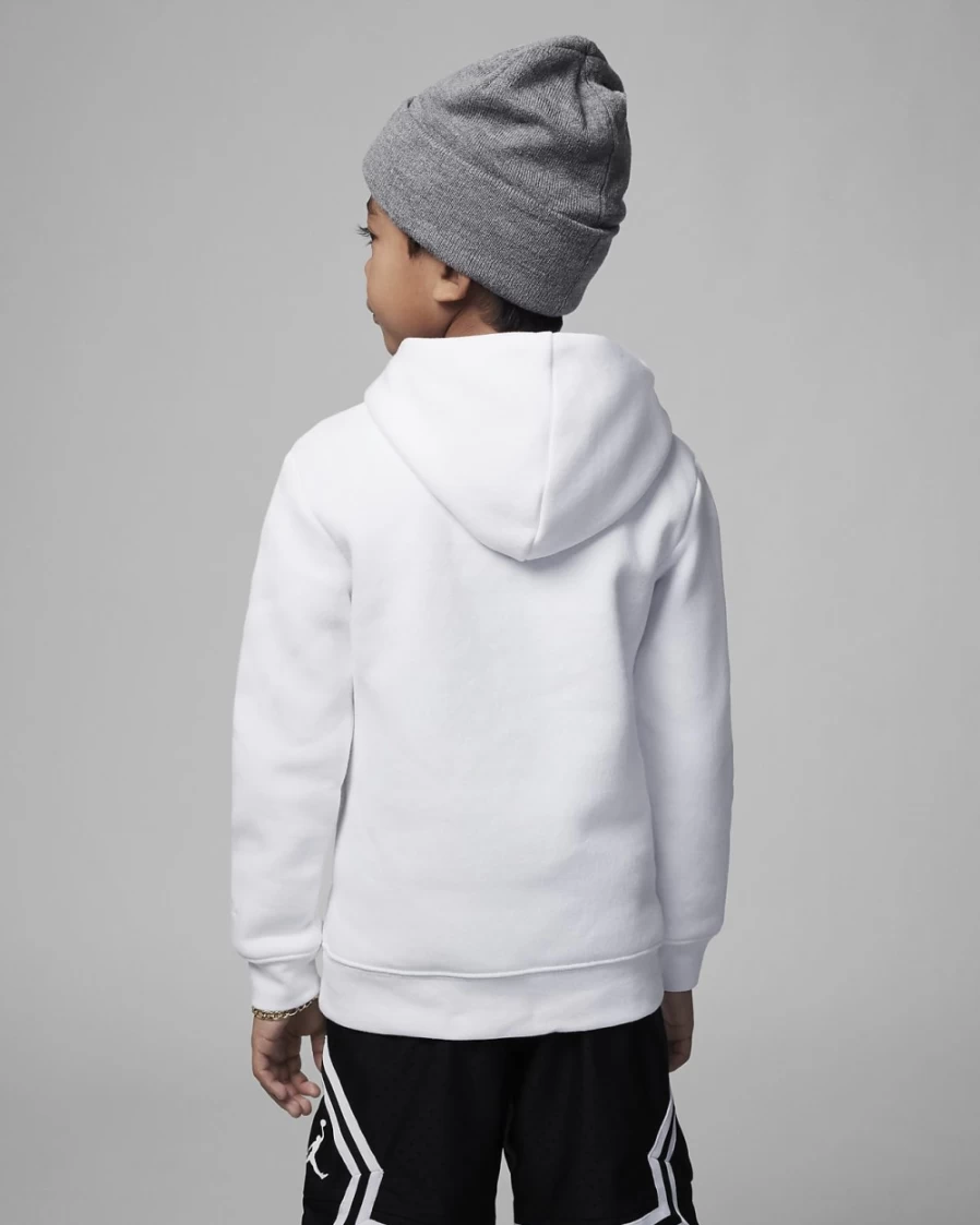 Nike Jordan Boys' White Pullover Hoodie - Little Kids' Sweatshirt