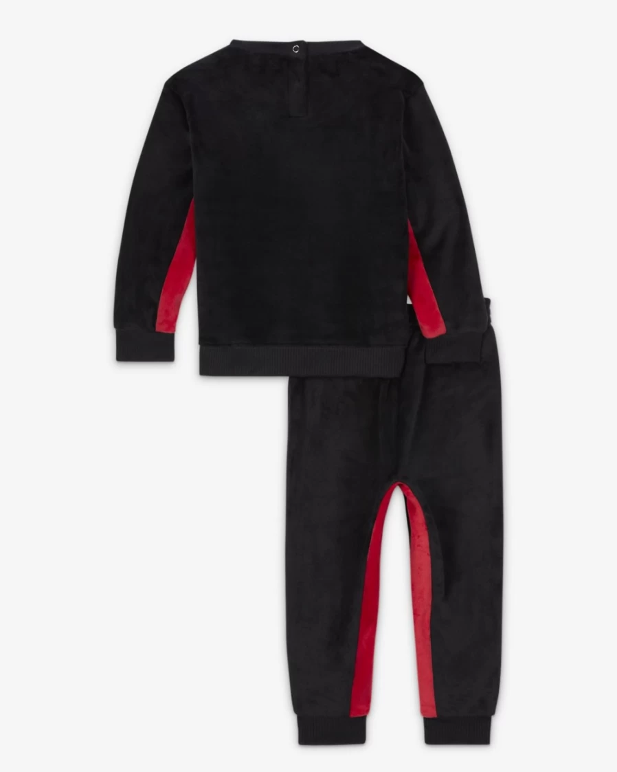 Nike Jordan Baby Boys (12-24 Months) Black Sweatshirt and Pants Set
