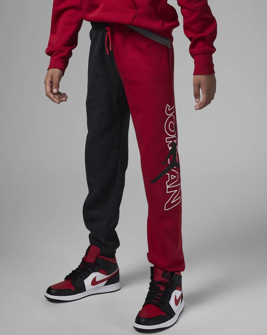 Nike Boys' Jordan Lucid Dream Fleece Pants - Gym Red, Big Kids' Athletic Sweatpants