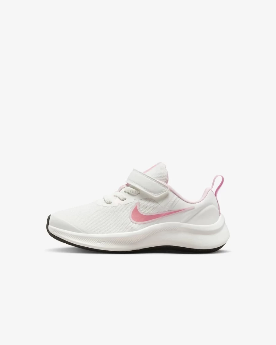 Nike Star Runner 3 SE Little Girls' Running Shoes - Summit White/Pink Foam/Black/Pink Gaze