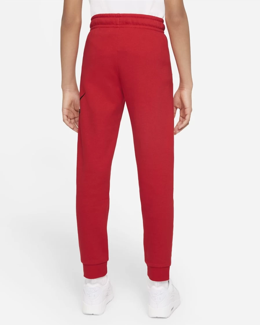 Nike Sportswear Club Fleece Boys' Pants - University Red Comfort Fit Big Kids' Athletic Joggers