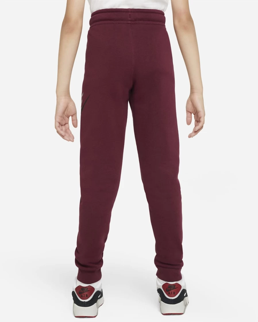Nike Club Fleece Boys' Pants - Dark Beetroot, Smoke Grey, Black Sportswear for Kids