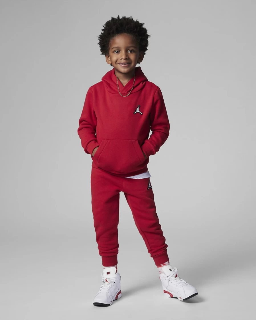Nike Boys' Gym Red Jordan Toddler Hoodie and Sweatpants Set