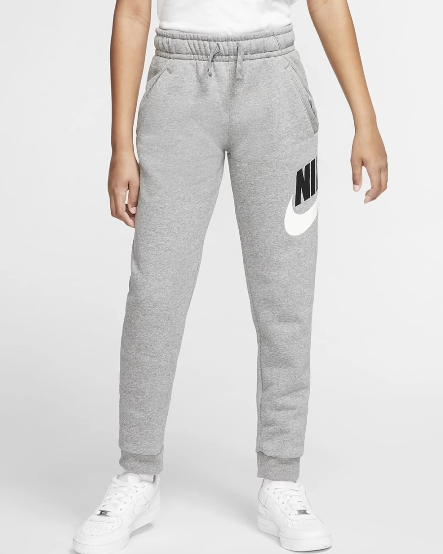 Nike Sportswear Club Fleece Boys' Pants - Carbon Heather/Smoke Grey Comfort Fit