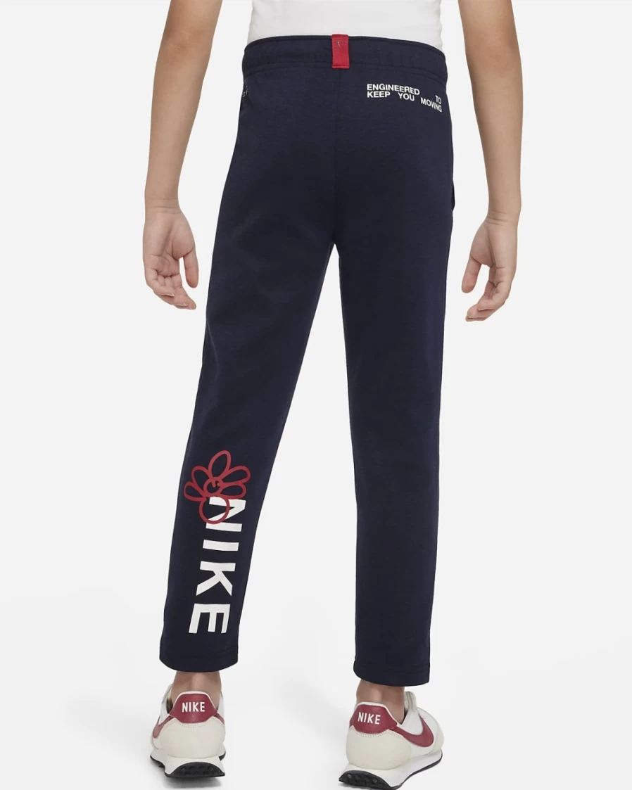 Nike Boys' Dri-FIT Doodle Pants - Midnight Navy Heather - Comfortable Athletic Training Pants for Kids