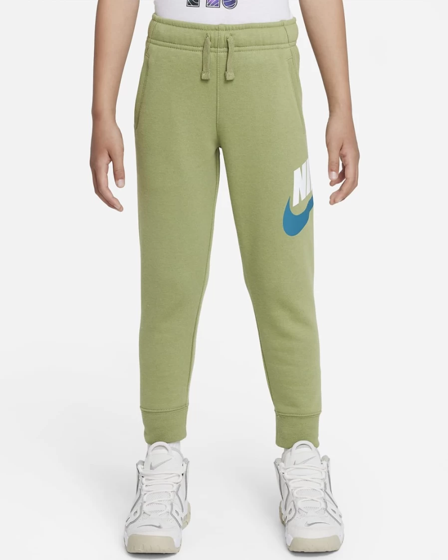 Nike Boys' Sportswear Club Fleece Pants - Alligator Green Comfort Fit