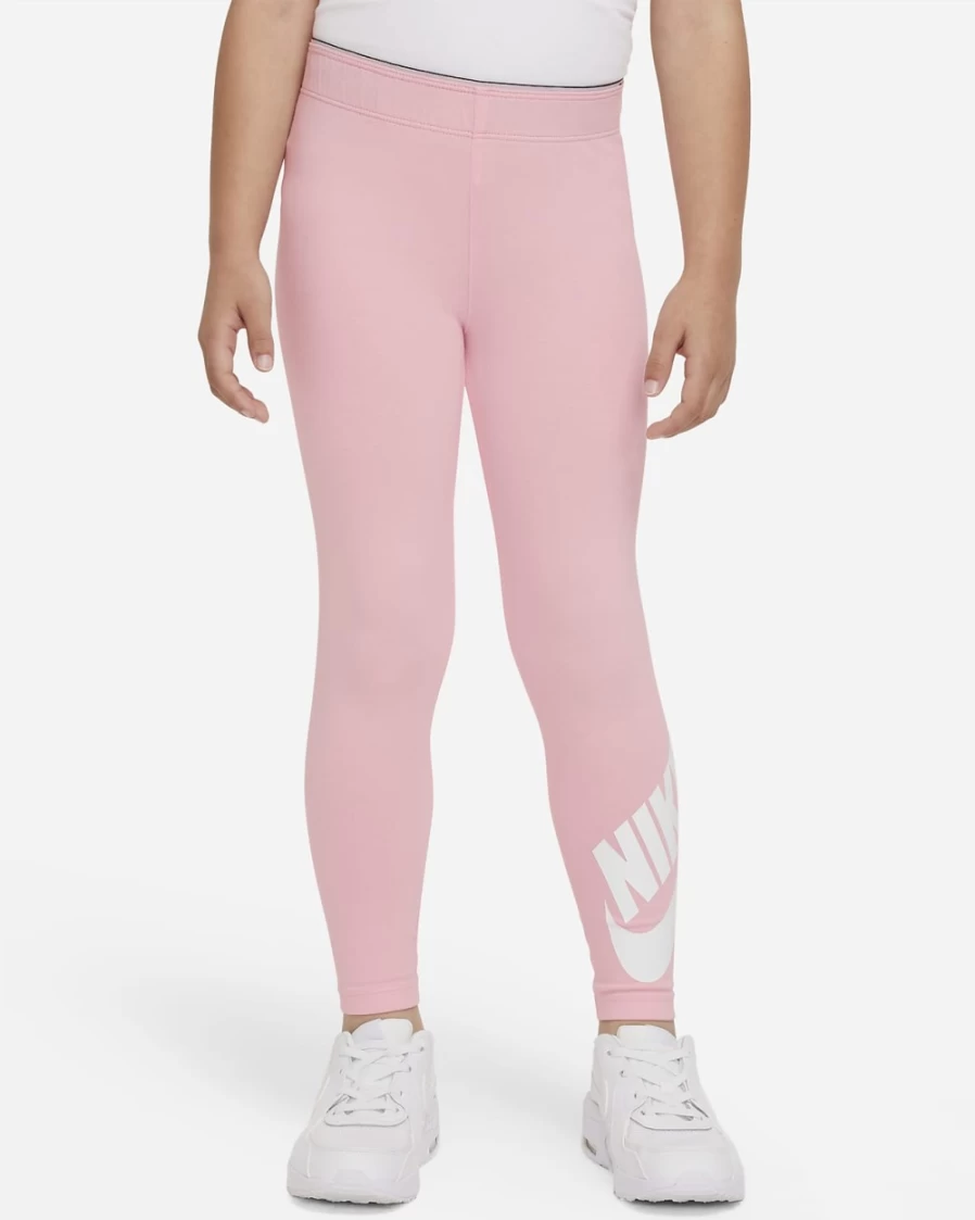 Nike Sportswear Girls' Elemental Pink Leggings for Little Kids