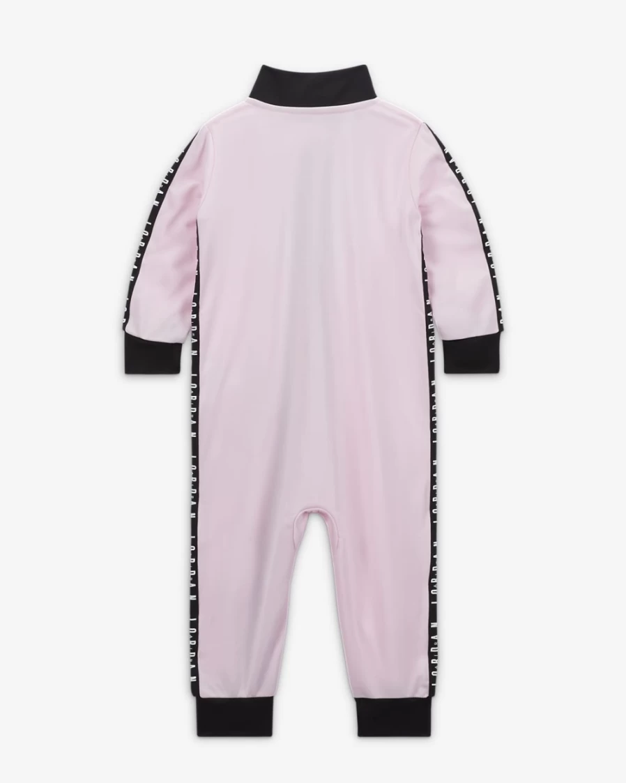 Nike Jordan Baby Boys (0-9M) Pink Foam Full-Zip Coverall Jumpsuit