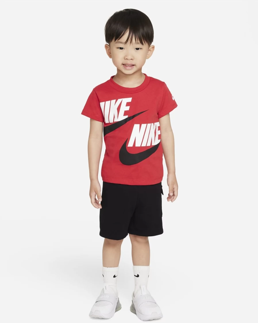 Nike Boys' Black Sportswear T-Shirt and Shorts Set for Baby (12-24 Months)