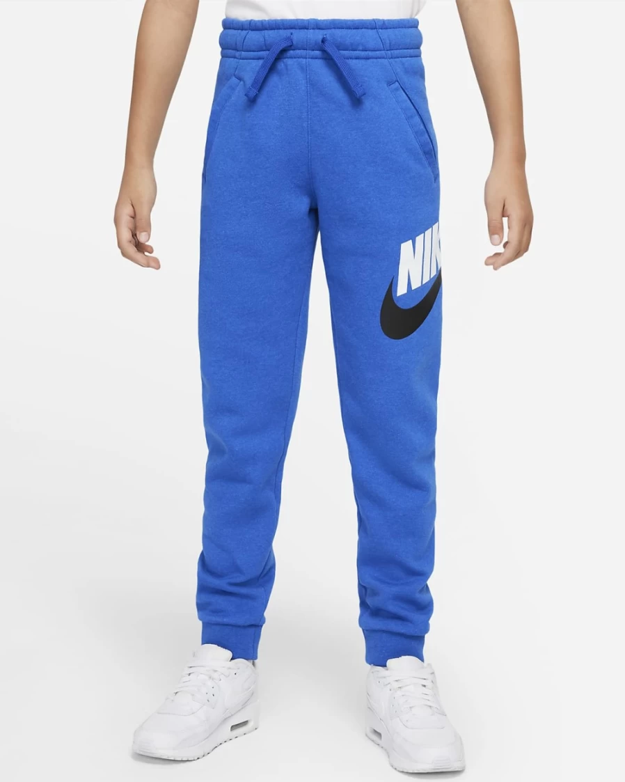 Nike Boys' Game Royal/Heather Club Fleece Sweatpants - Sportswear Comfort Pants for Kids
