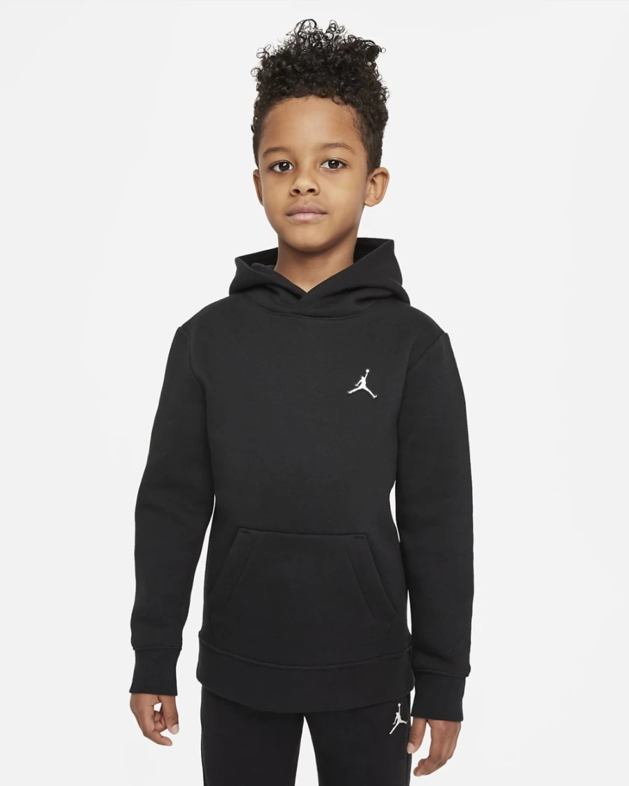 Nike Jordan Boys' Black Pullover Hoodie for Little Kids