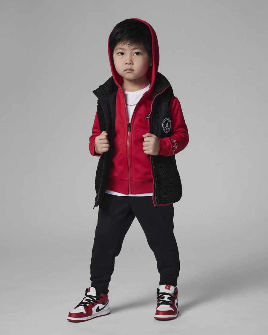 Nike Jordan Essentials Fleece Set for Boys - Black Toddler Outfit