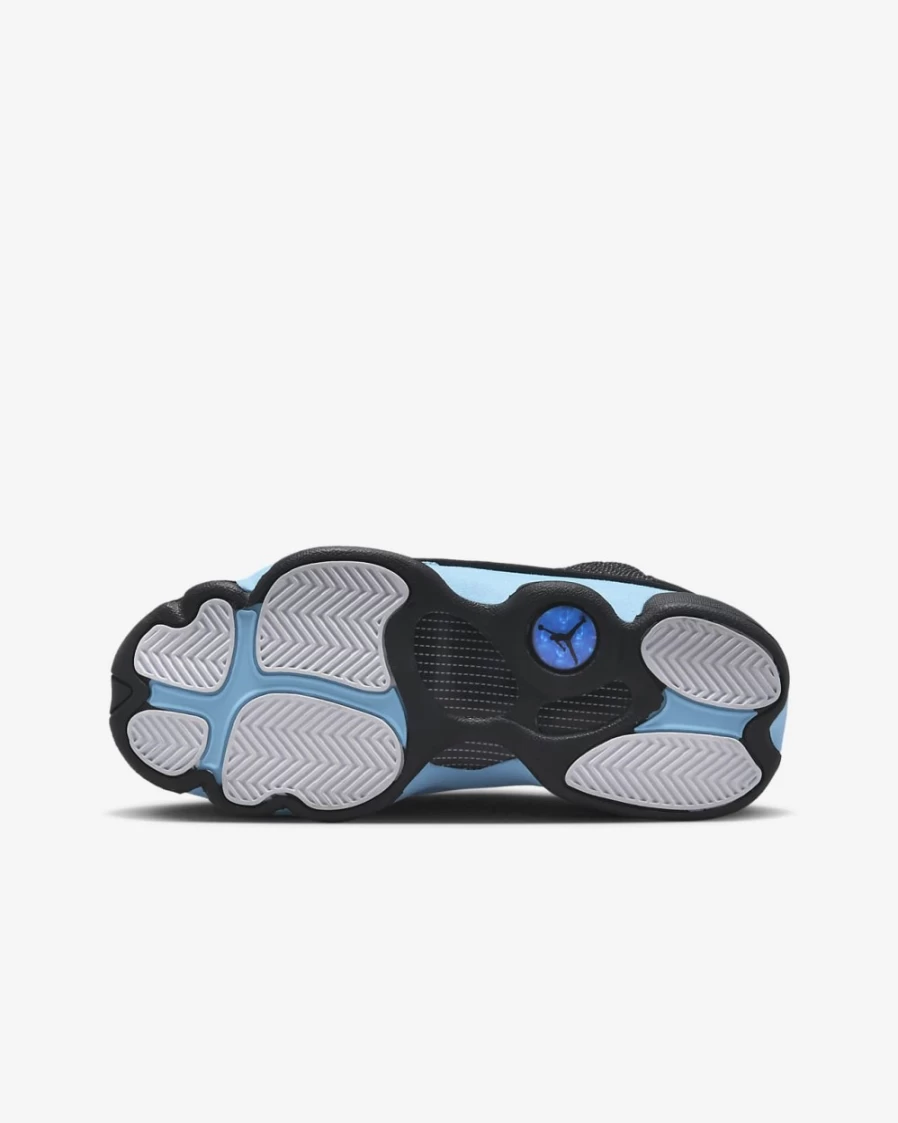 Nike Air Jordan 13 Retro Boys' Basketball Shoes - Black/White/University Blue