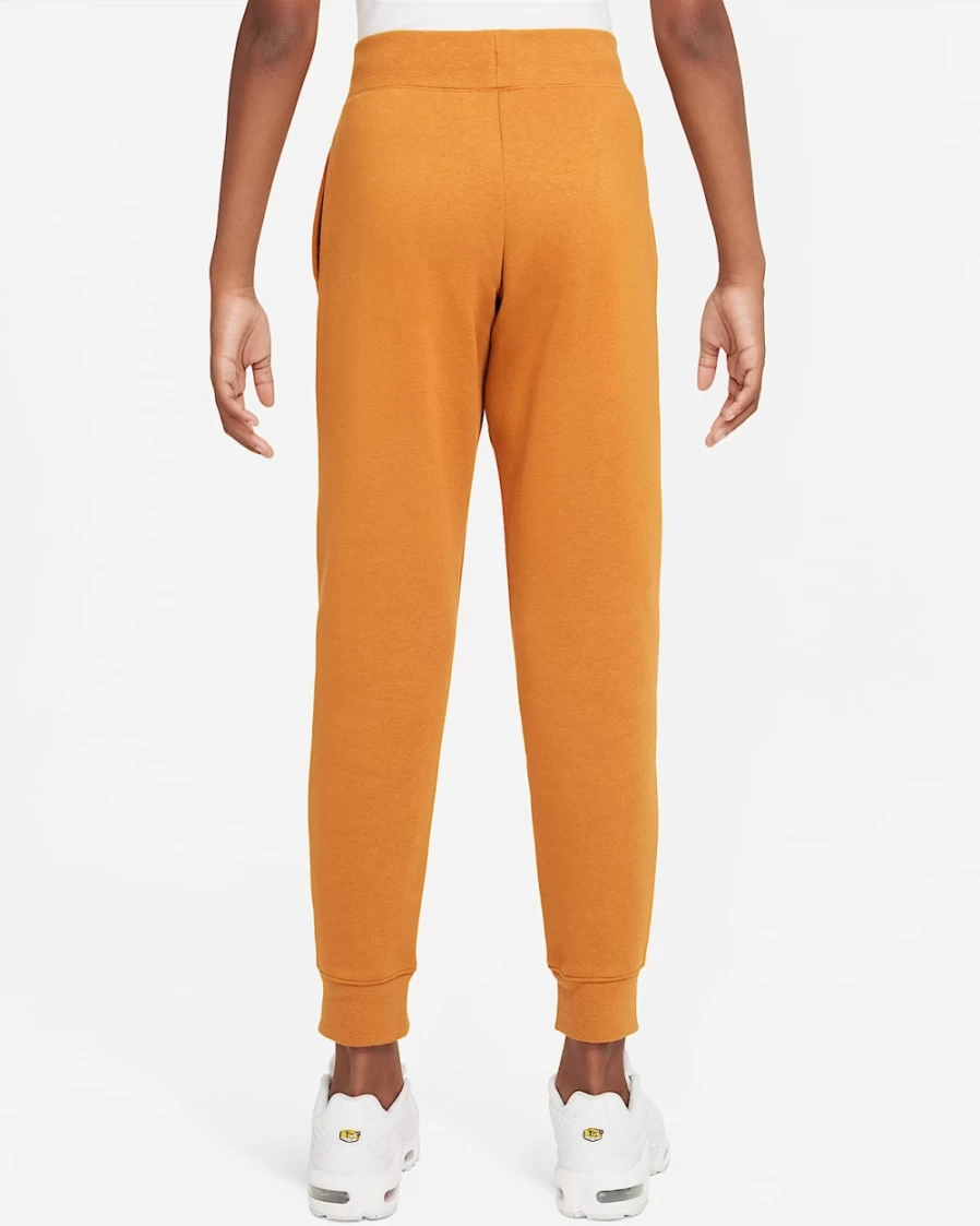 Nike Sportswear Club Fleece Pants for Girls - Desert Ochre/White Comfort Fit