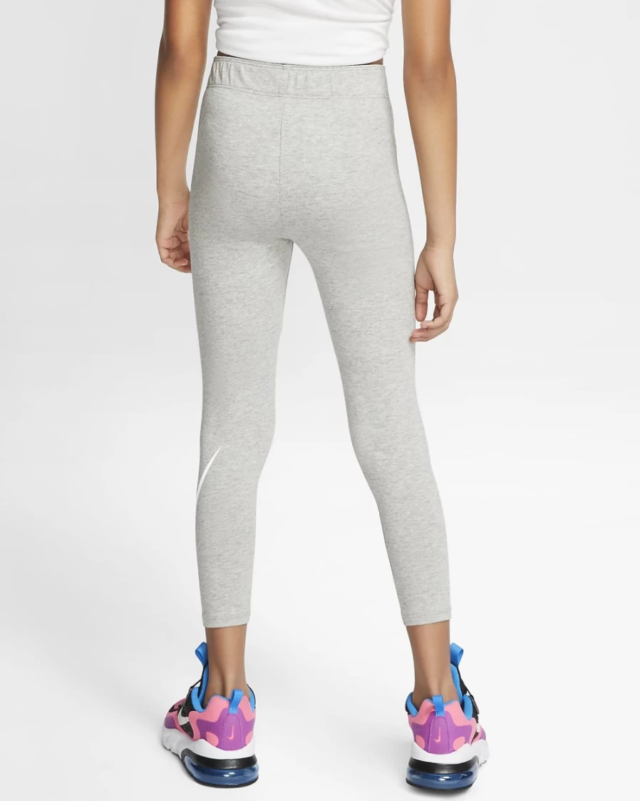 Nike Sportswear Girls' Dark Grey Heather Leggings for Kids