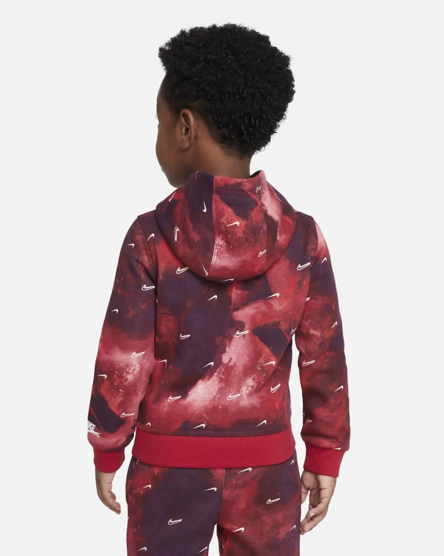 Nike Boys Gym Red Club Marble Fleece Pullover Hoodie Toddler Sweatshirt