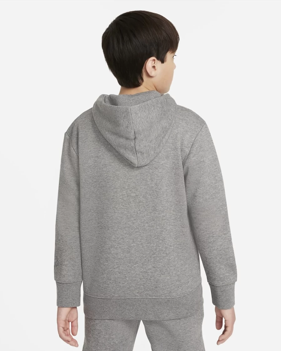 Nike Jordan Boys' Pullover Hoodie - Carbon Heather