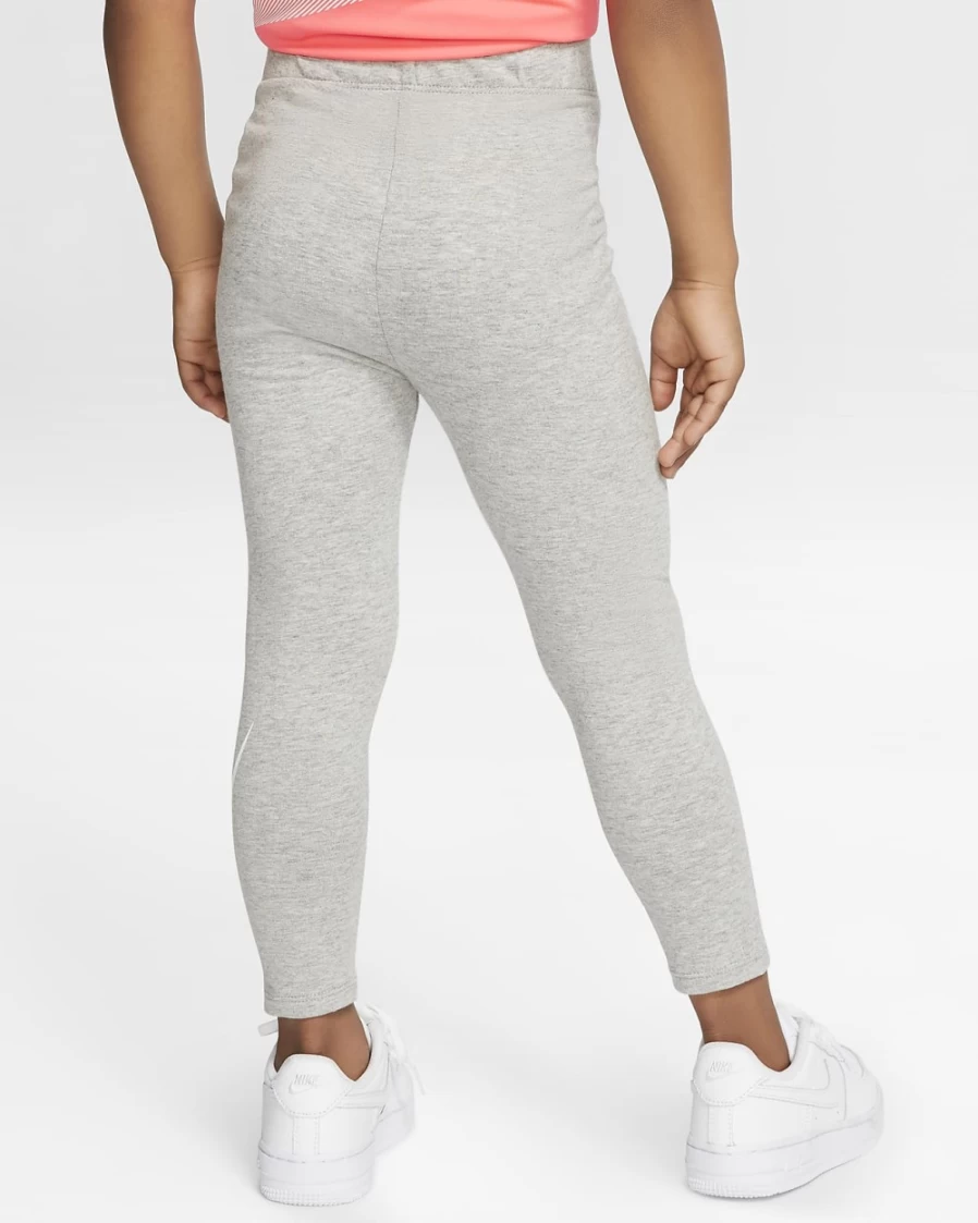 Nike Girls' Dark Grey Heather Sportswear Toddler Leggings